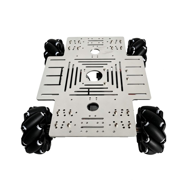 Ros Robot - طقم سيارة روبوت بعجلات ميكانوم رباعية