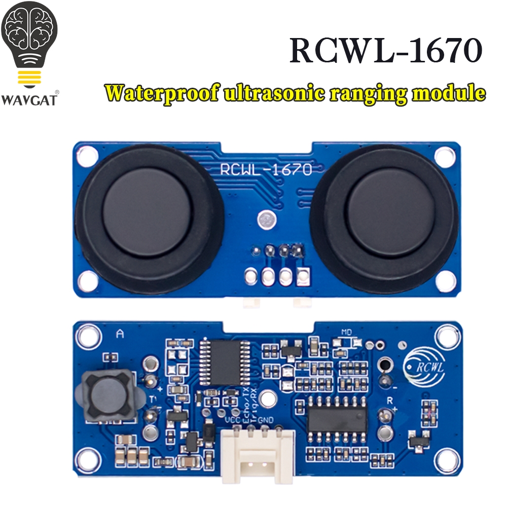 Ultrasonic Distance Sensor - RCWL-1670 مقاوم للماء جهاز الإرسال والاستقبال