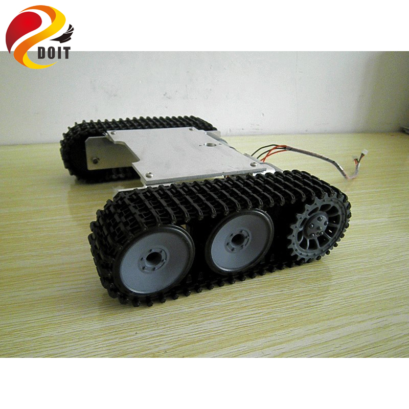 Tracked Robot Chassis - RC عدة روبوت خزان هيكل السيارة