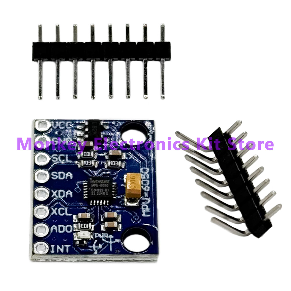 Accelerometer Mpu6050 - وحدة استشعار الزاوية GY-521 ، وحدة