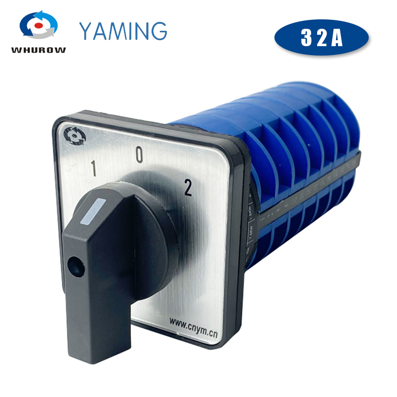 Geared Motor - LW26-32/7-مفتاح كامة دوار ، ثلاثة تروس