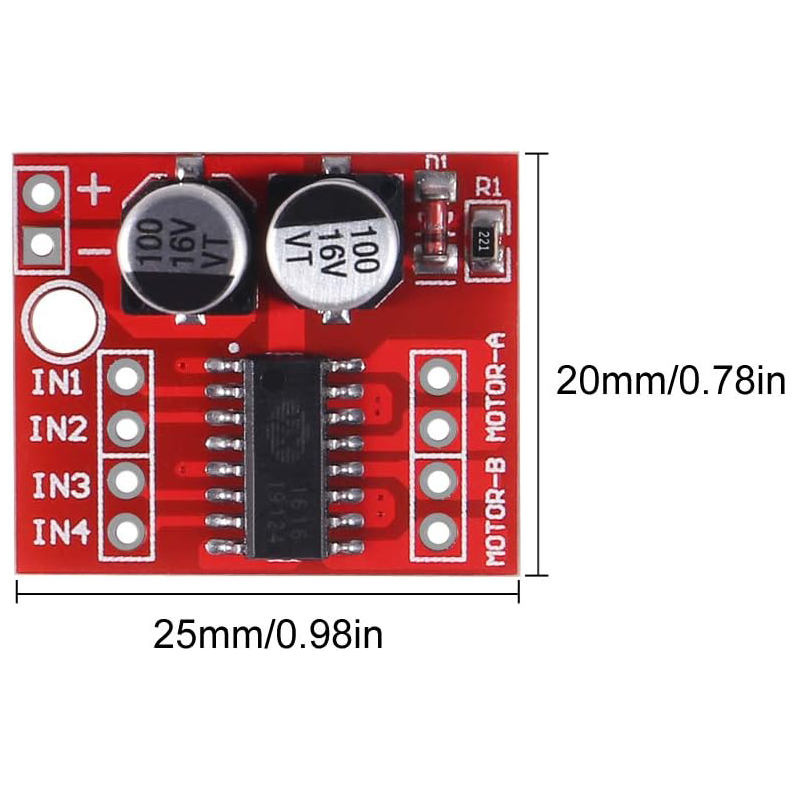 4/10 قطعة MX1508 موتور تيار مب - مراجعة L298N Module وسعره