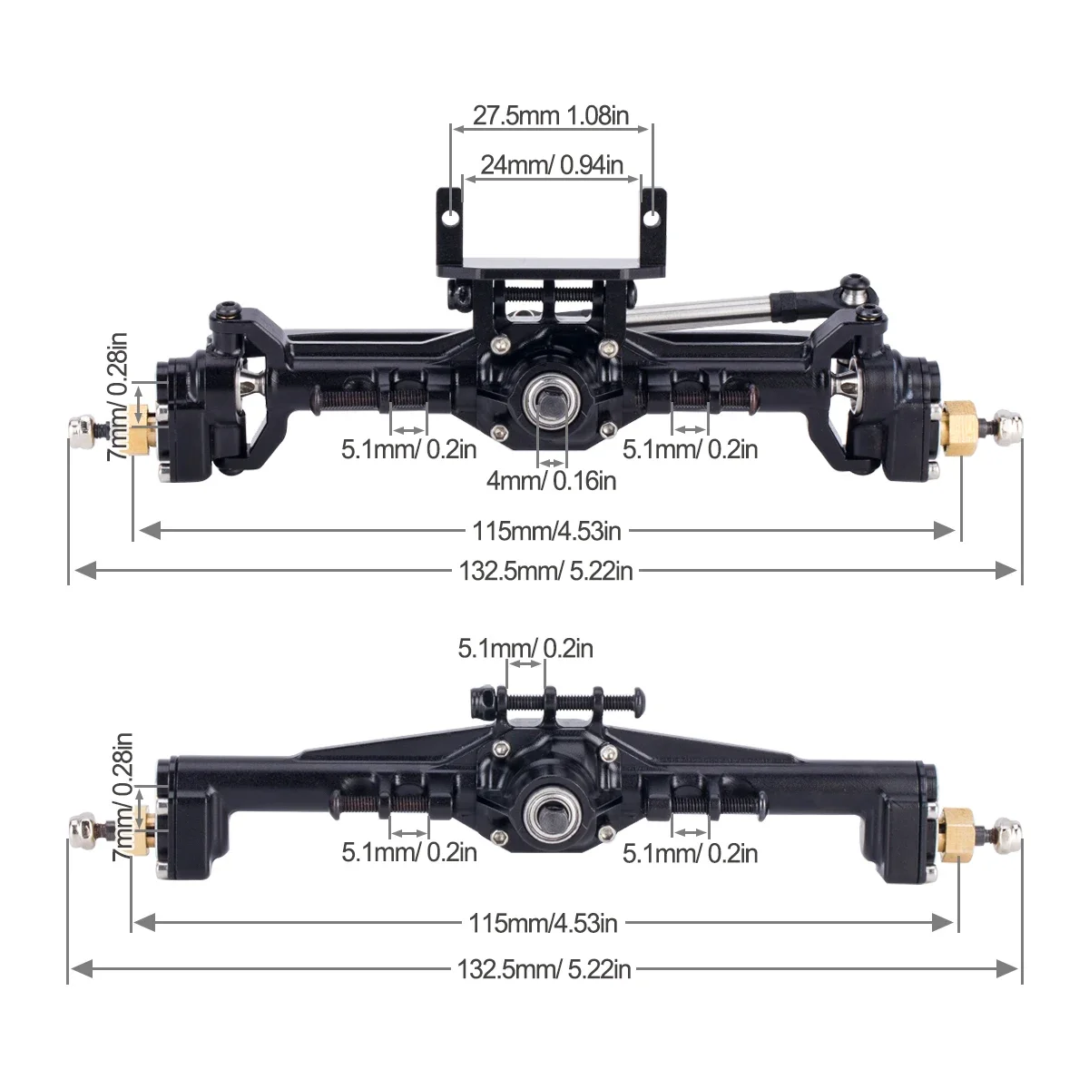 محاور بوابة ألومنيوم باستخدام  - مراجعة Servo Bracket وسعره