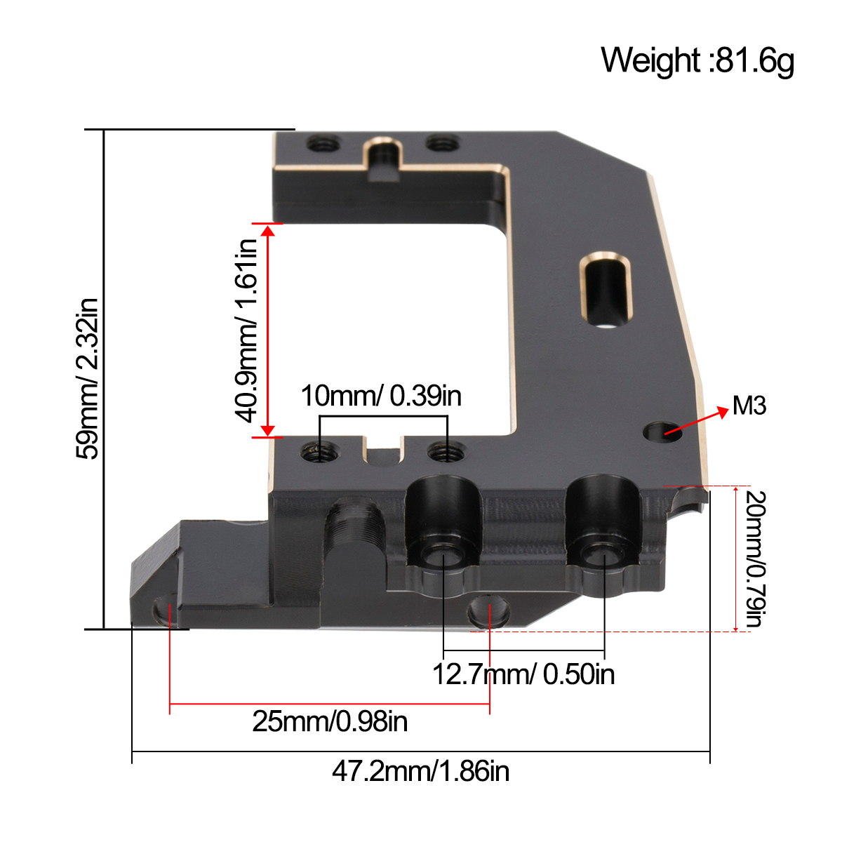 تشكيله النحاس سيرفو جبل قوس ل  - مراجعة Servo Bracket وسعره