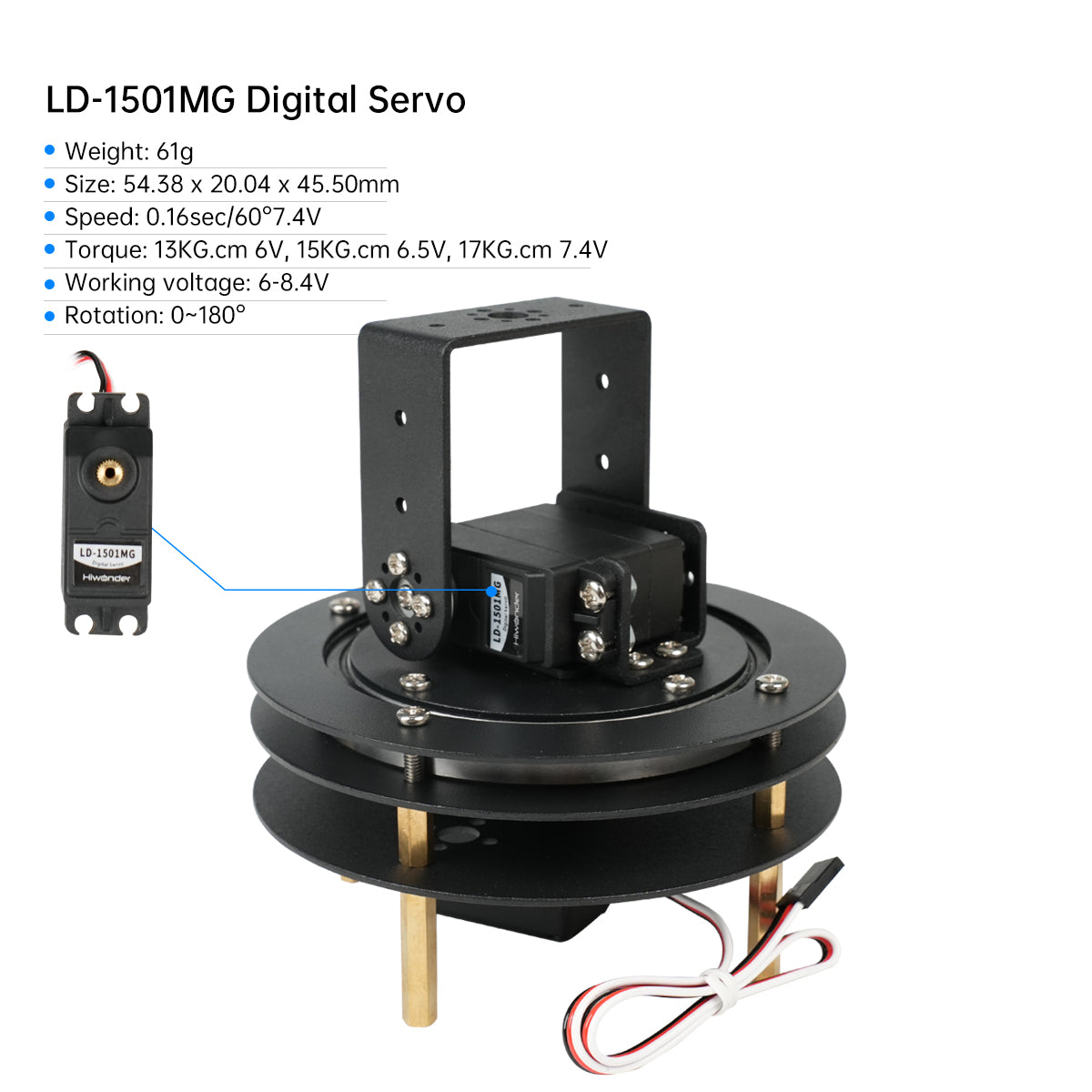 مجموعة أدوات مؤازرة رقمية Hiwo - مراجعة Servo Bracket وسعره