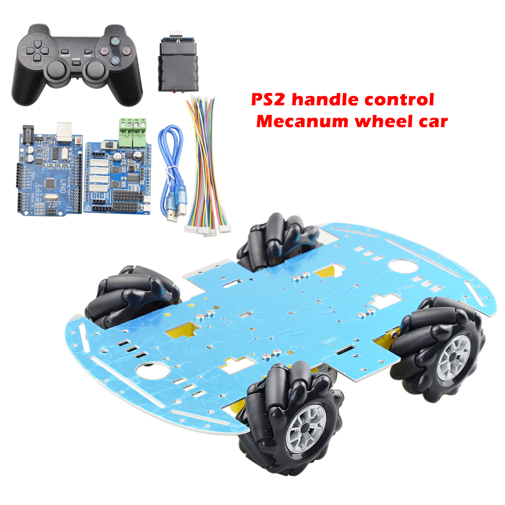 أرخص PS2 اللاسلكية RC الذكية M - مراجعة Omni Wheel وسعره