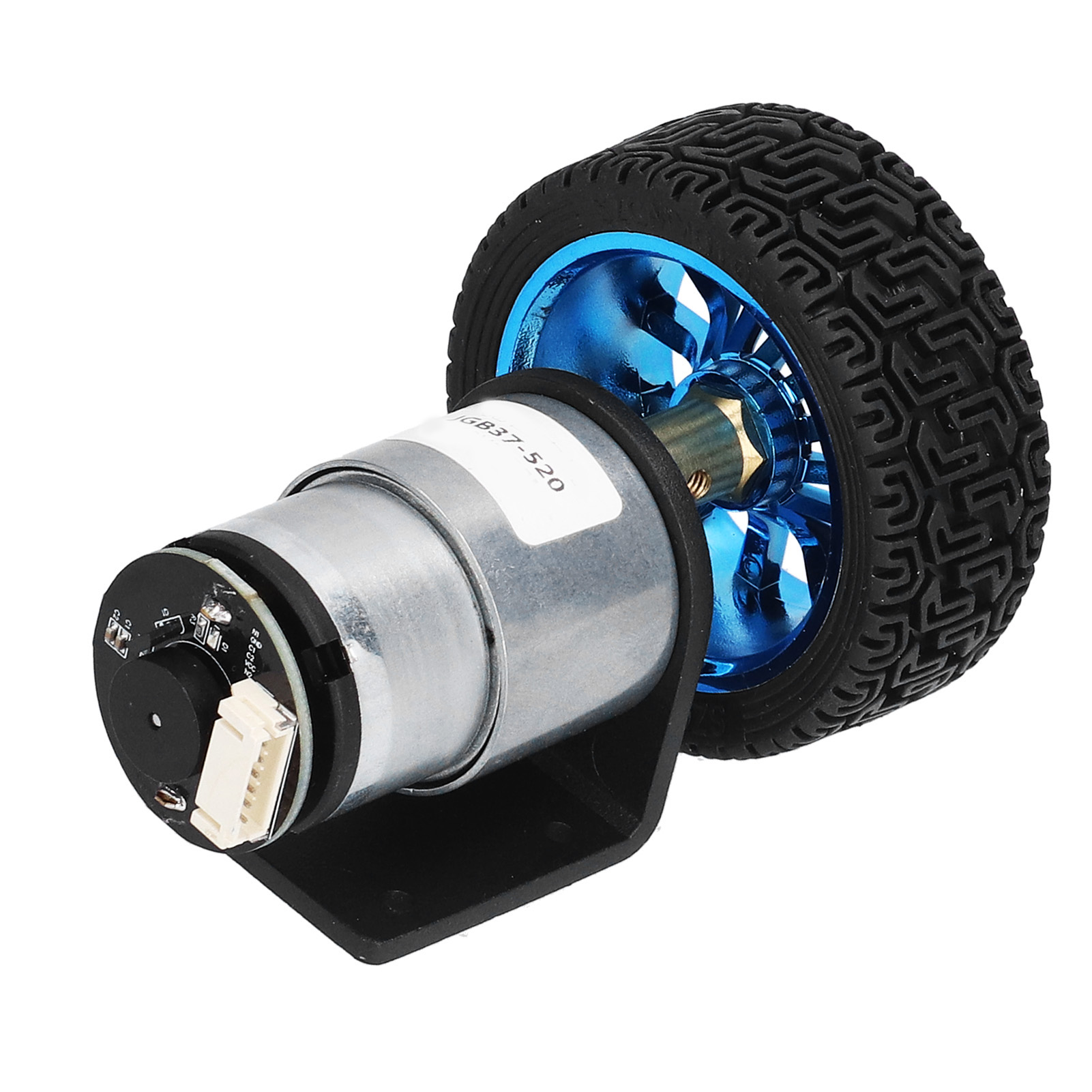 محرك تروس مع مشفر 12 فولت، مجم - مراجعة Geared Motor وسعره