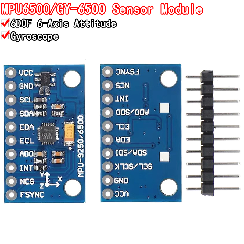 IIC I2C SPI MPU6500 MPU-6500 6 - مراجعة Accelerometer Mpu6050 وسعره