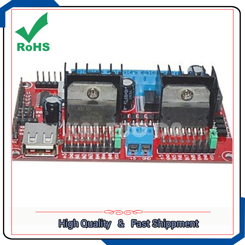 L298N V3 / أربعة 4 وحدة محرك م - مراجعة L298N Module وسعره
