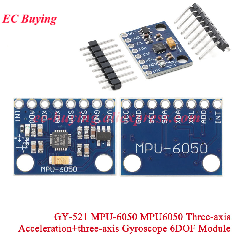 1-10 قطعة GY-521 MPU-6050 MPU6 - مراجعة Accelerometer Mpu6050 وسعره