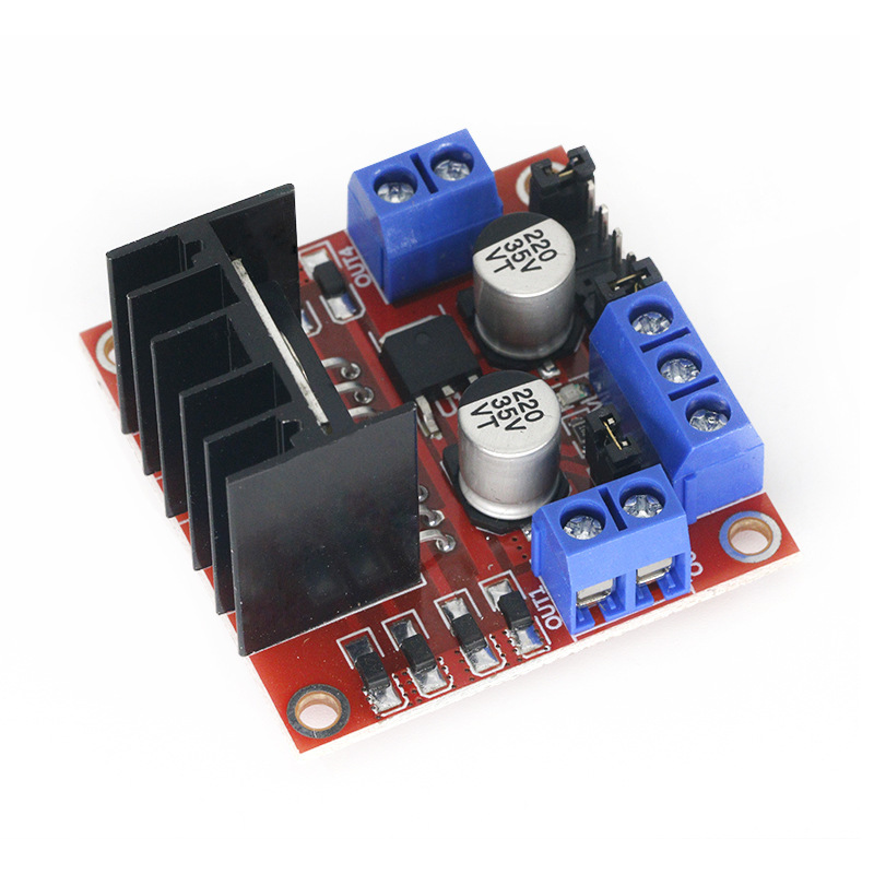 1-100 قطعة لوحة تحكم محرك خطوي - مراجعة L298N Module وسعره