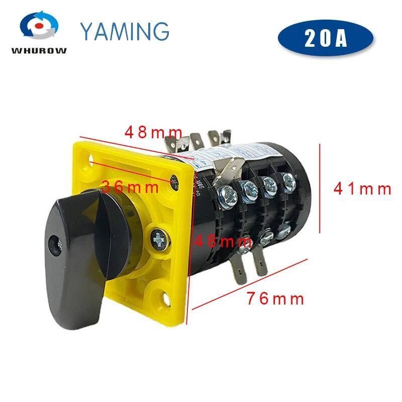 HZ5B-20/4DG ثلاثة أوضاع مفتاح  - مراجعة Geared Motor وسعره