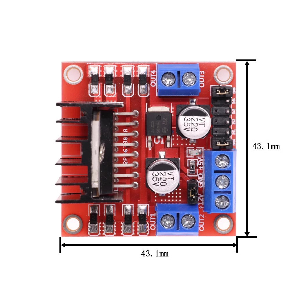 1~100 قطعة من وحدات التحكم في  - مراجعة L298N Module وسعره