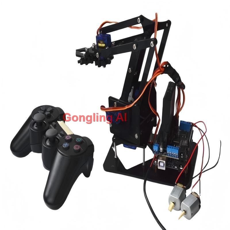 ذراع روبوت ميكانيكي STEM بـ 4  - مراجعة Servo Sg90 وسعره