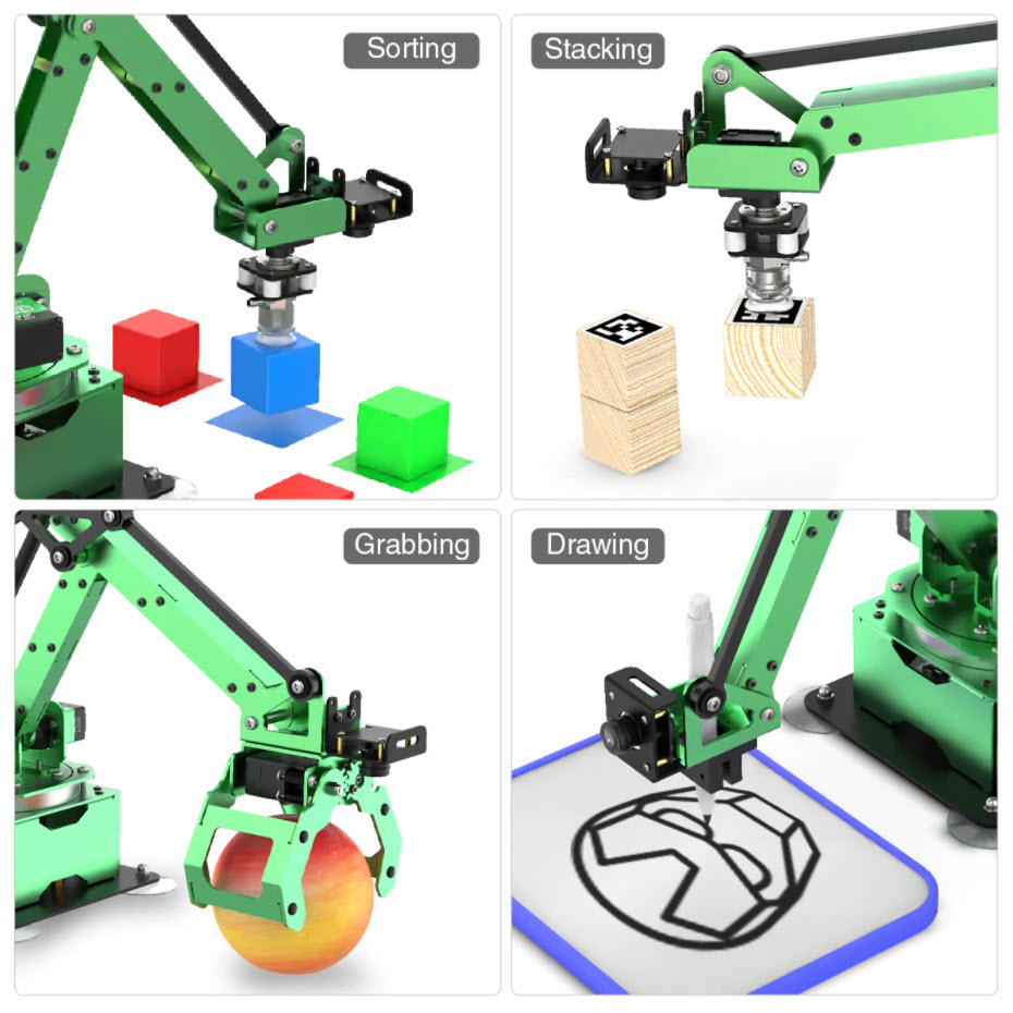 روبوت JetMax الجديد القابل للب - مراجعة Ros Robot وسعره
