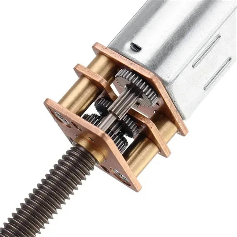 محرك تروس تيار مستمر بمحور ملو - مراجعة Geared Motor وسعره