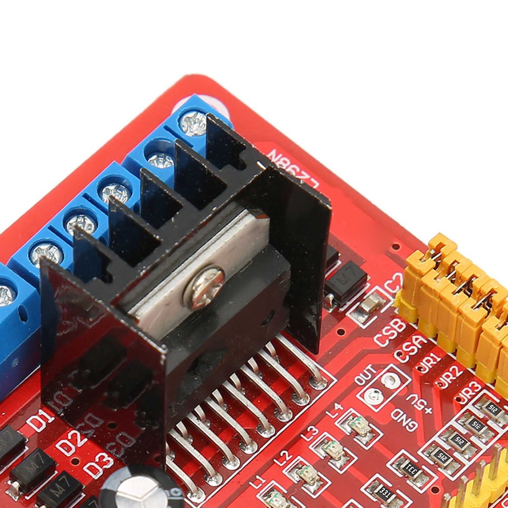 وحدة تحكم محرك خطوي L298N متعد - مراجعة L298N Module وسعره