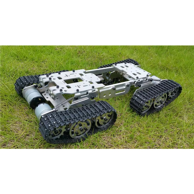 شاسيه روبوت ذكي WZY569 للتحكم  - مراجعة Tracked Robot Chassis وسعره