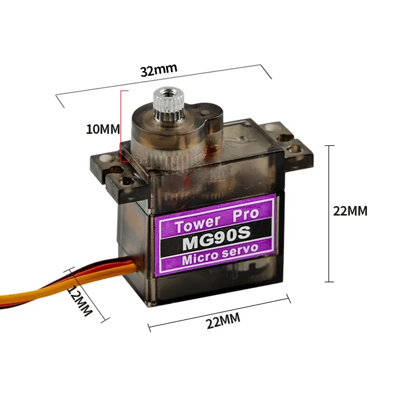 SG90/MG90S 9G مايكرو أجهزة رقم - مراجعة Servo Sg90 وسعره