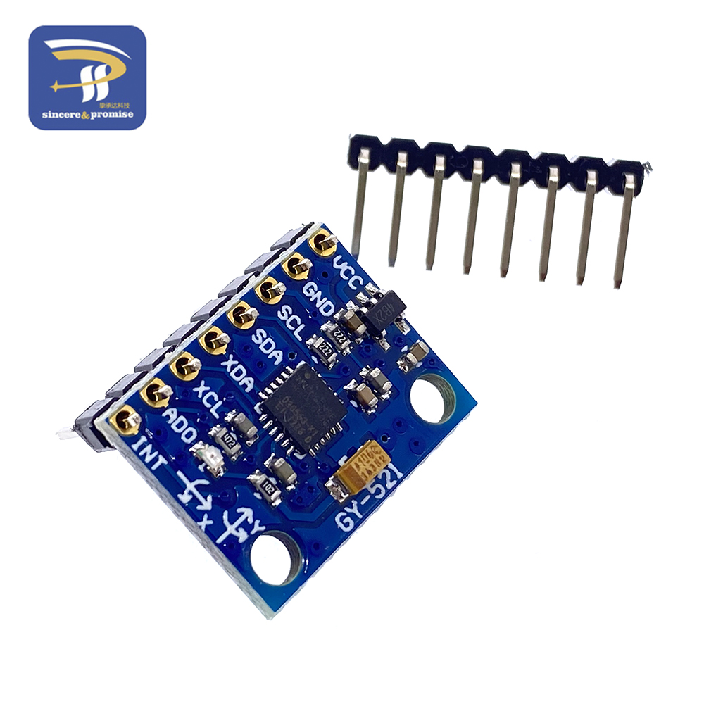 1 مجموعة IIC I2C GY-521 MPU-60 - مراجعة Accelerometer Mpu6050 وسعره